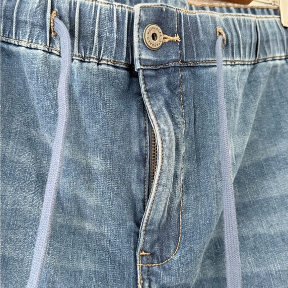 Universal Standard Comfort Denim Drawstring Blue Jean Trouser Size Large 22-24 - Picture 2 of 12
